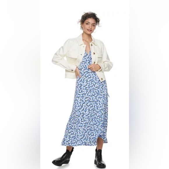 POPSUGAR Wrap Maxi Dress Size Small - Picture 2 of 10